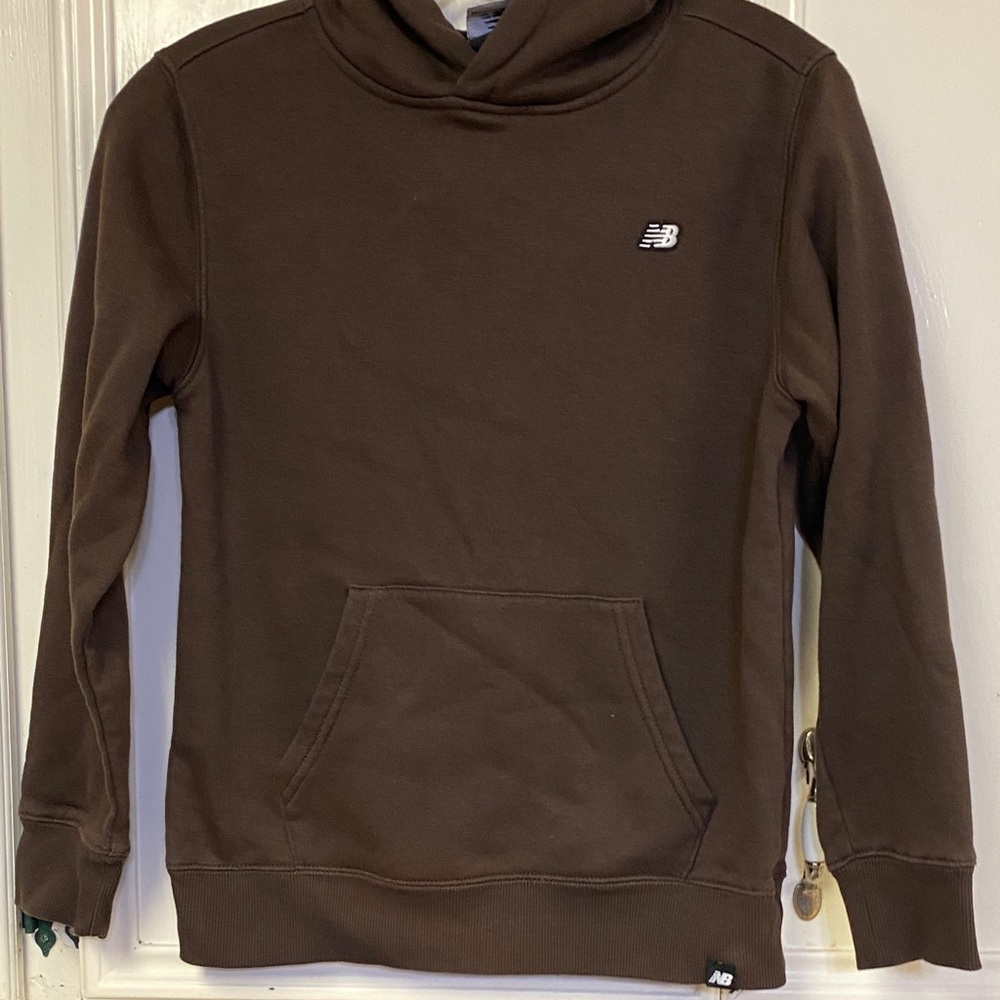 New Balance Boy's Dark Brown Hoodie